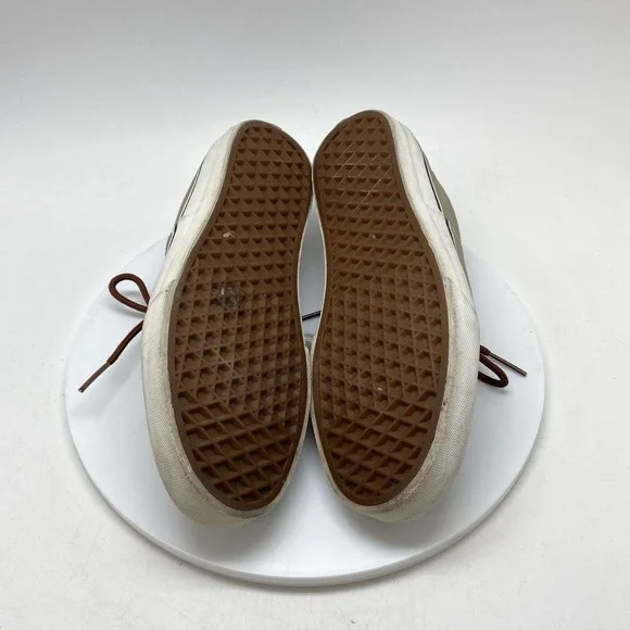 Vans Authentic Era 59 C&L Mens 8 Khaki Skater Canvas TC6D Shoes Sneakers - Picture 9 of 10